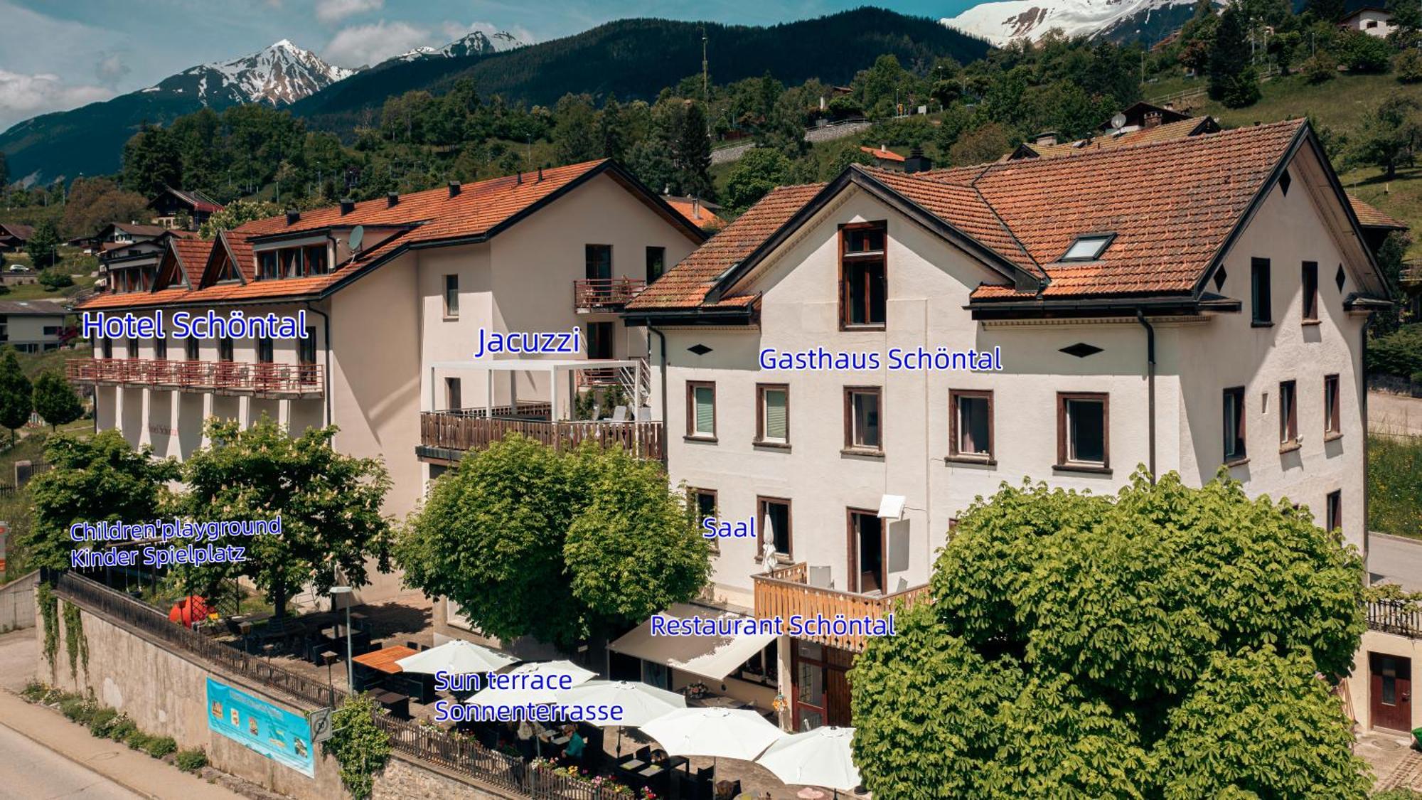 Hotel Schoental Filisur Esterno foto